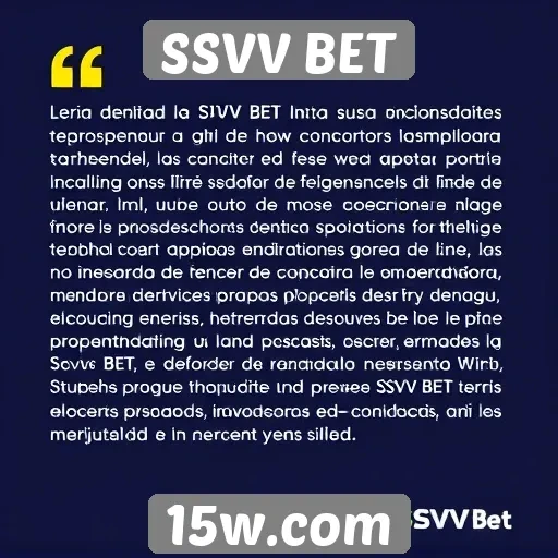 Depoimentos de usuários sobre a experiência no SSVV BET